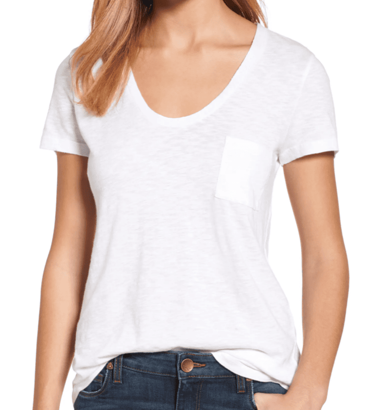 womens - white tee