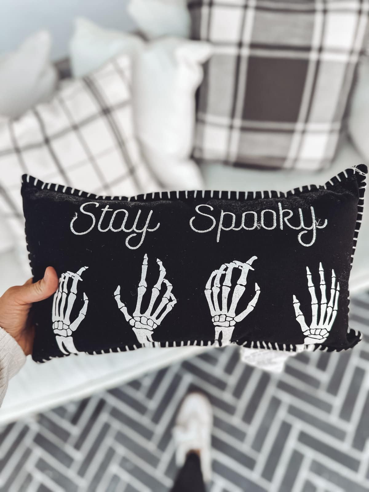 stay spooky pillow