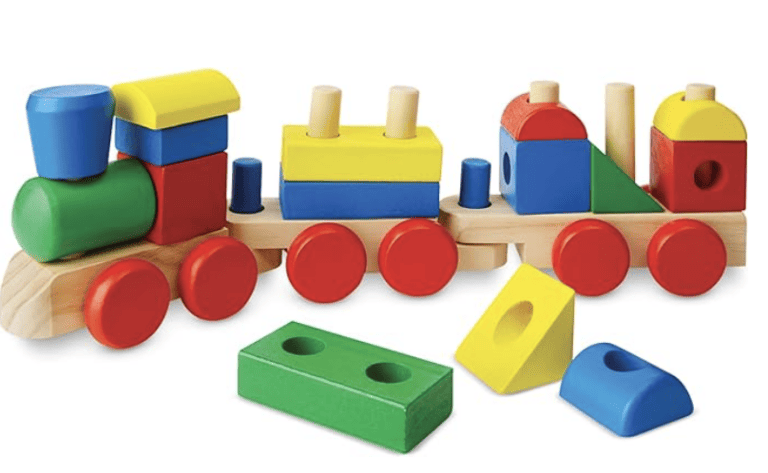 Wooden Stacking Train