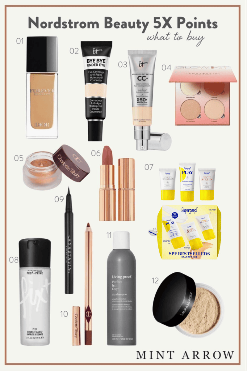 nordstrom beauty 5x points