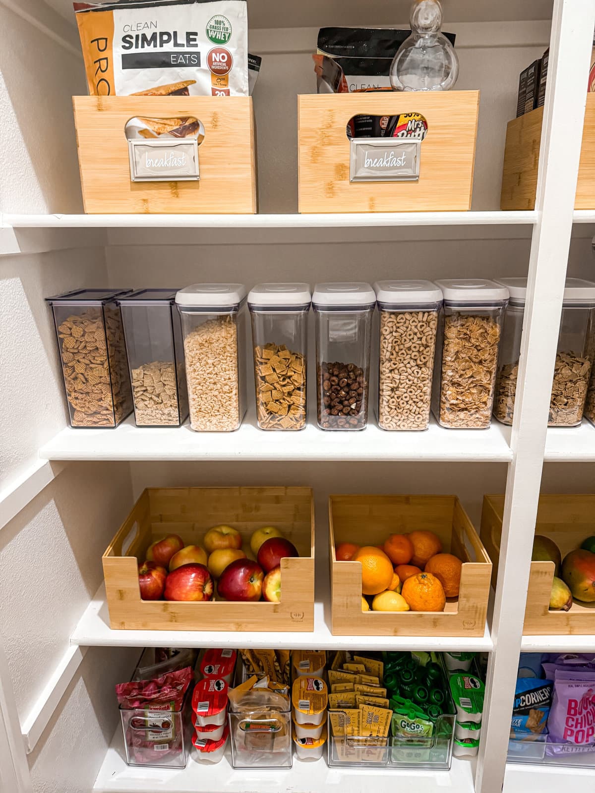 clear pantry storage