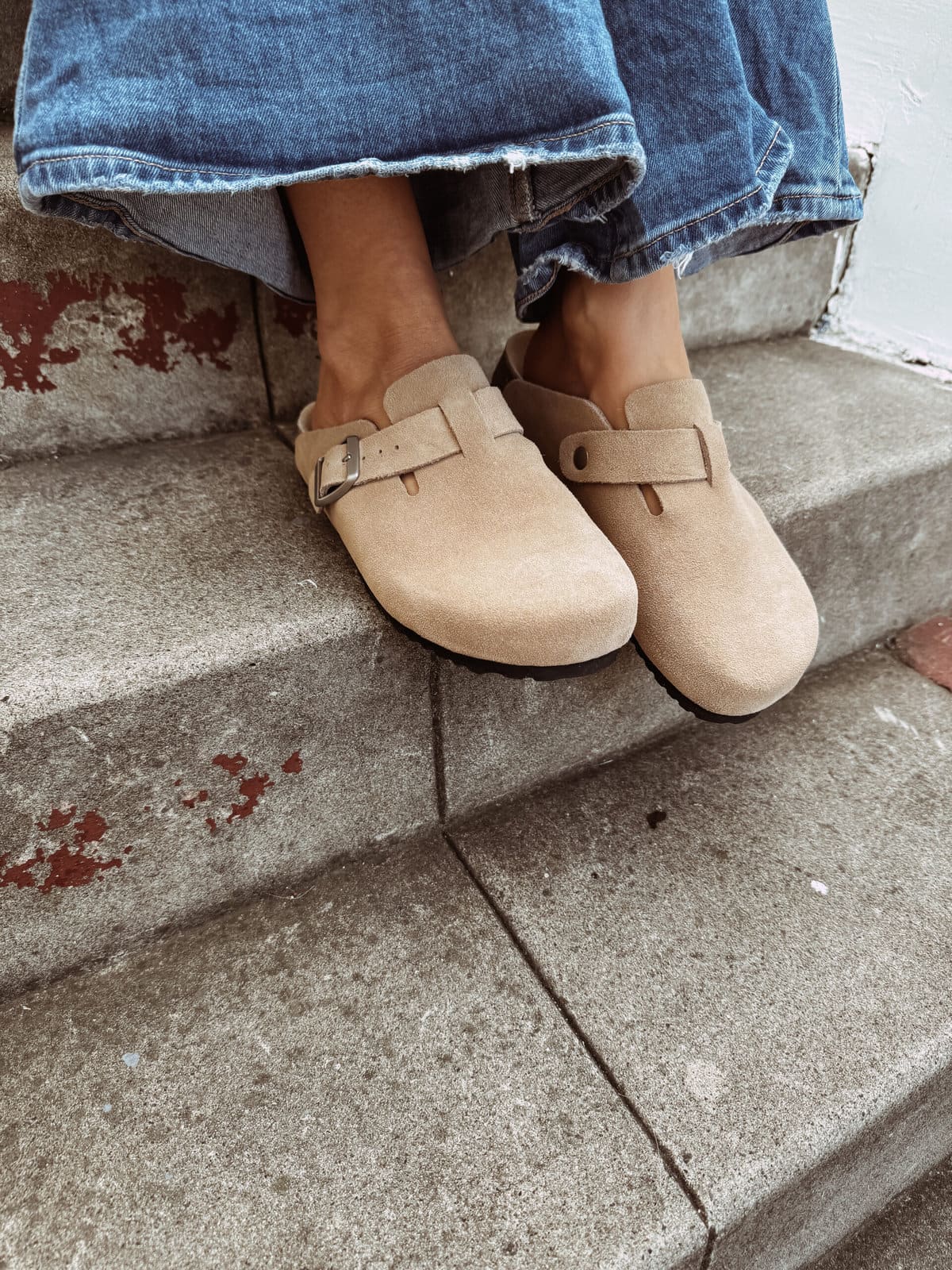 suede mules