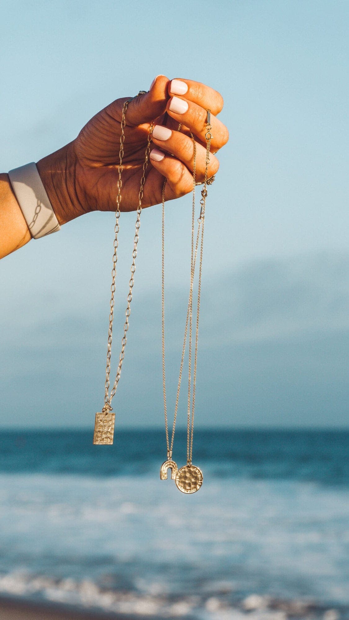 gold necklaces