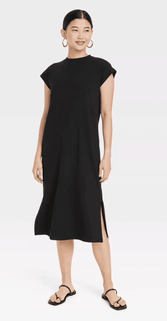 black dress