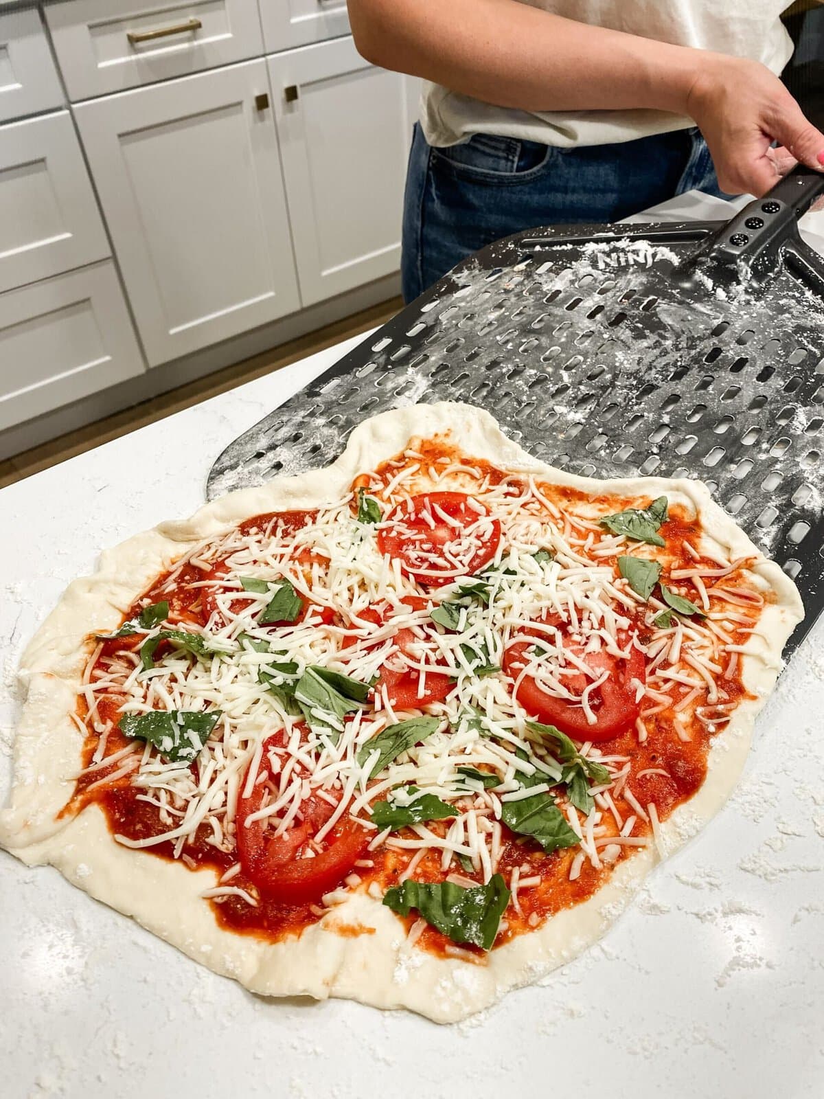home made pizza 