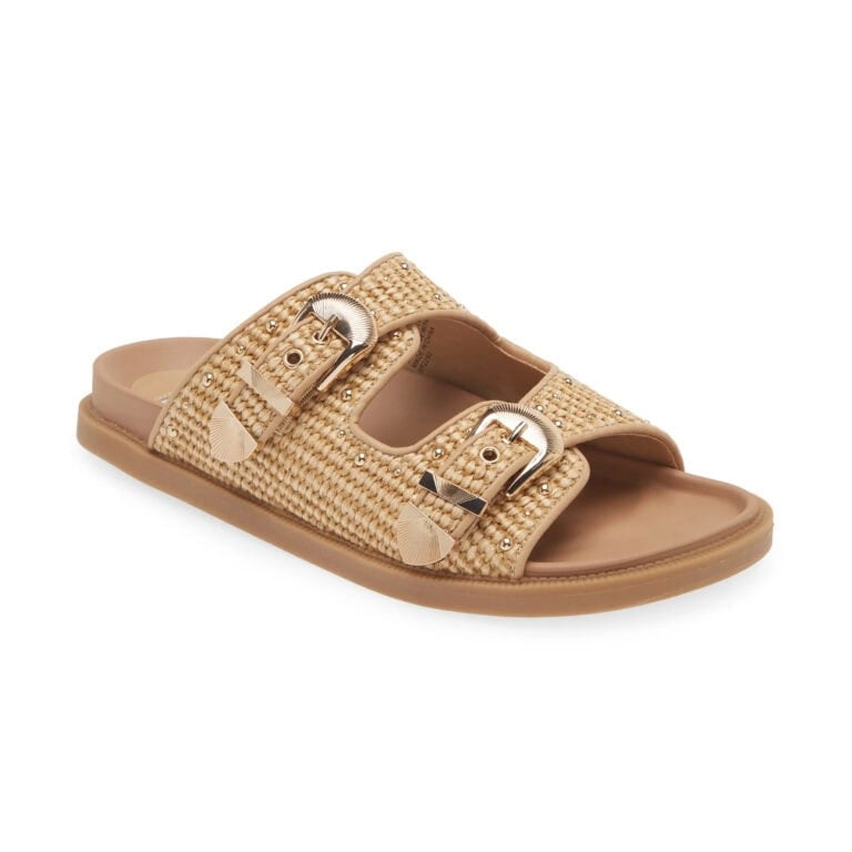 Steve Madden Connely Buckle Slide Sandal (Women)