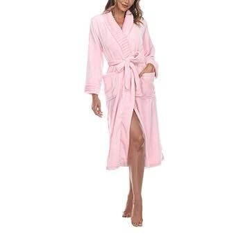 jcpenney white mark womens longsleeve robe