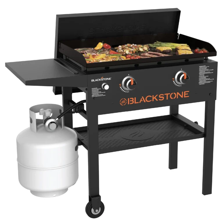 Blackstone Original 2-Burner 28 Propane Omnivore Griddle with Hard Cover