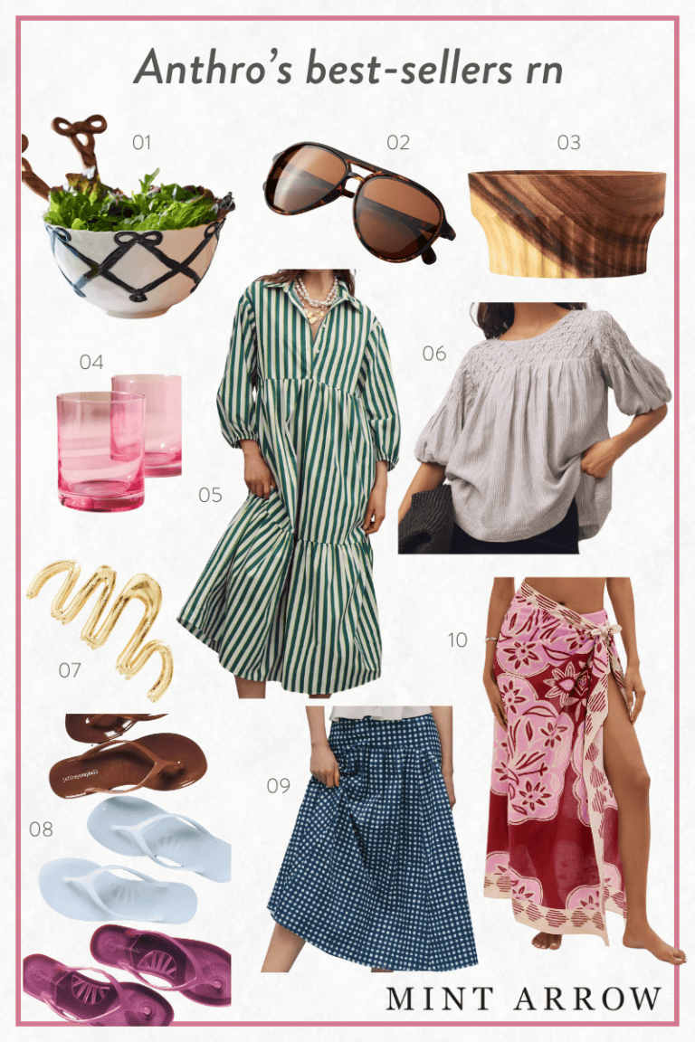 Anthro’s best-sellers May Collage