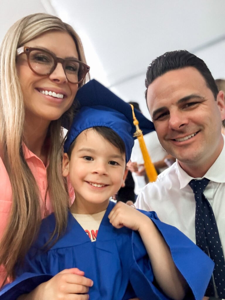 Corrine and Neil at Harry's graduation