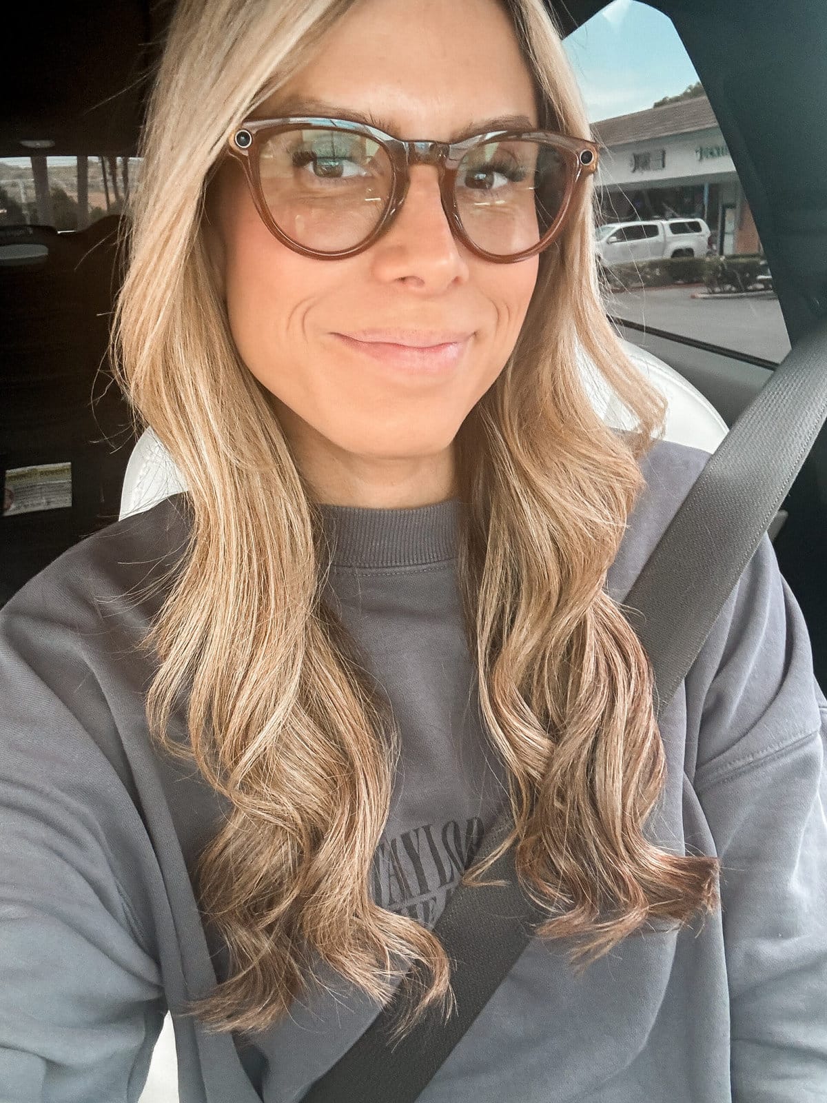 Corrine wearing Meta Ray-bans