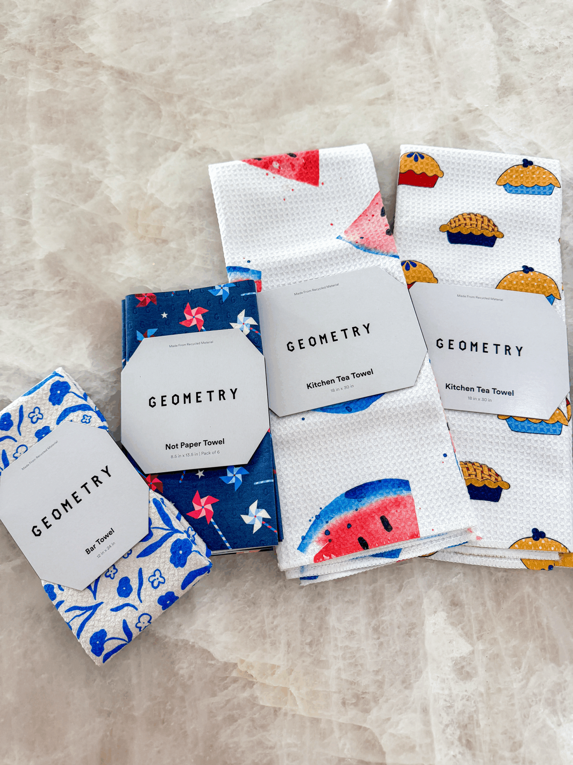 Geometry towels