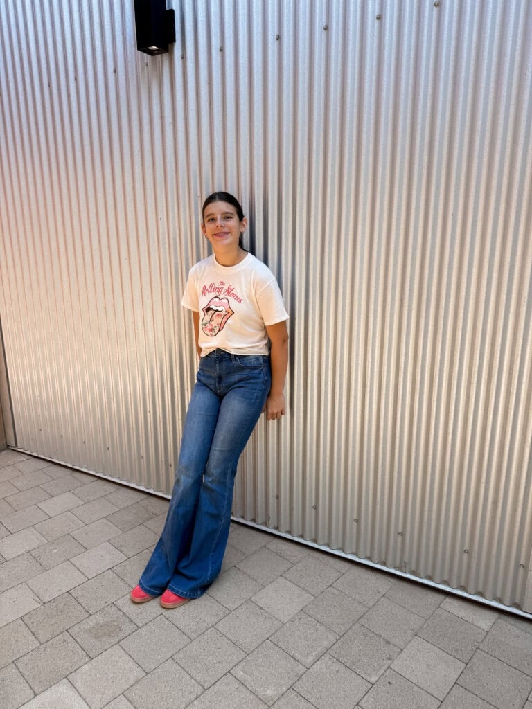 Ani wearing her fave jeans