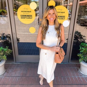 Corrine in Nordstrom storefront