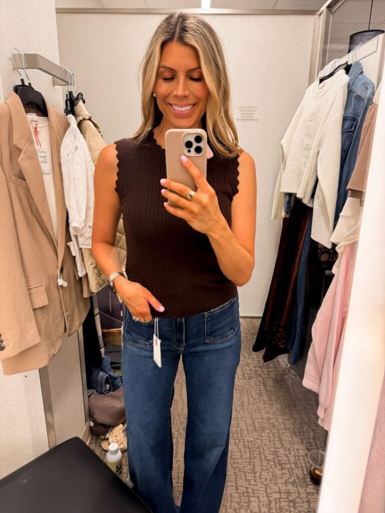 Corrine wearing Syrie Top 1