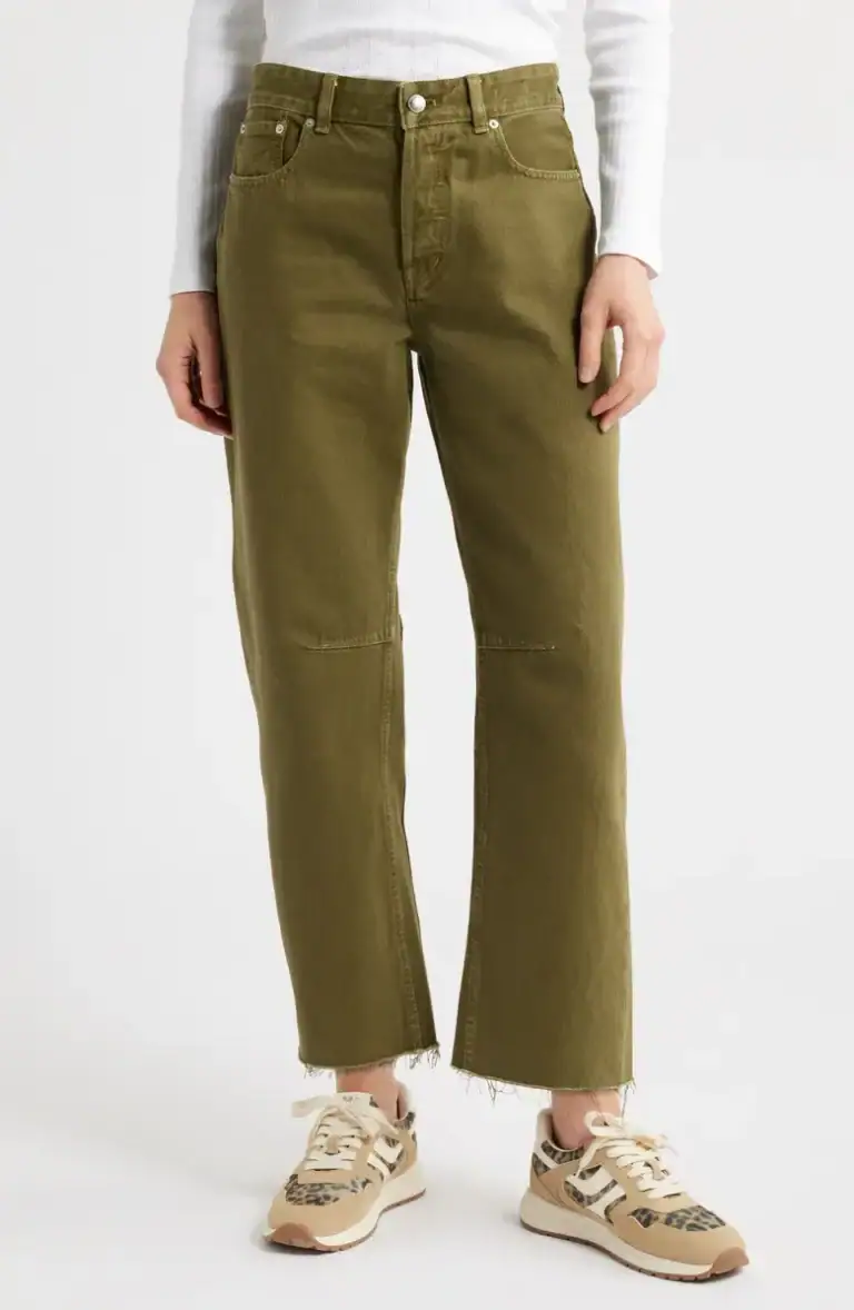 Darted Barrel Jeans