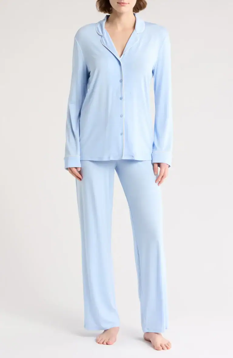 Moonlight Eco Knit Longsleeve Pajamas
