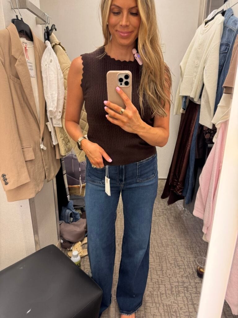 Corrine wearing Syrie Top 1