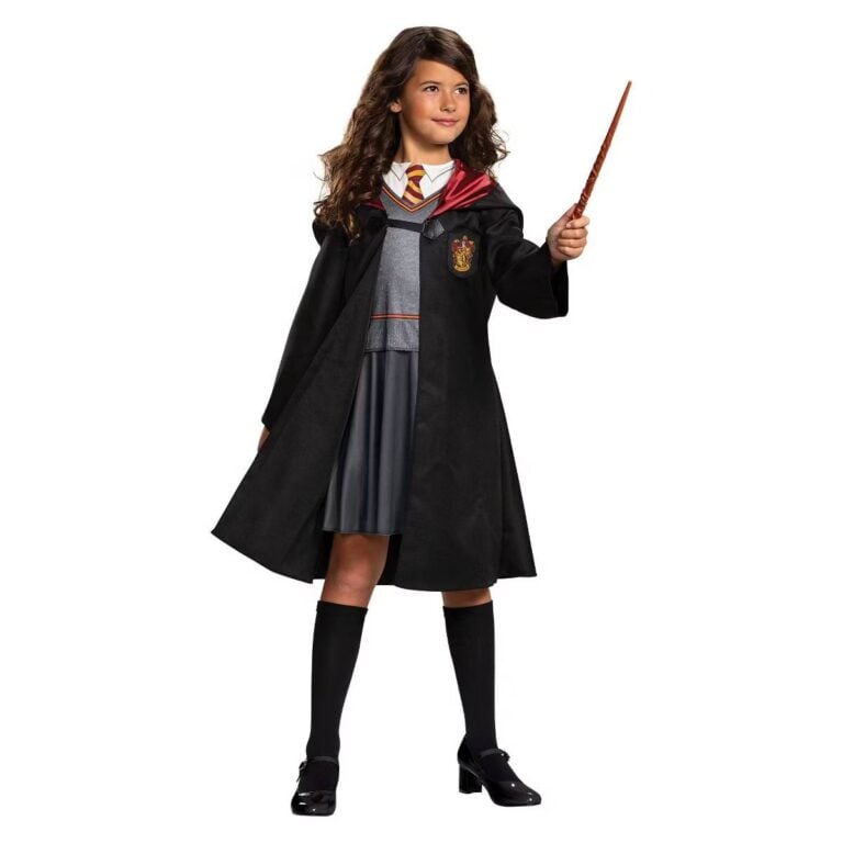 Kids' Harry Potter Hermione Granger Classic Halloween Costume Dress with Attached Robe