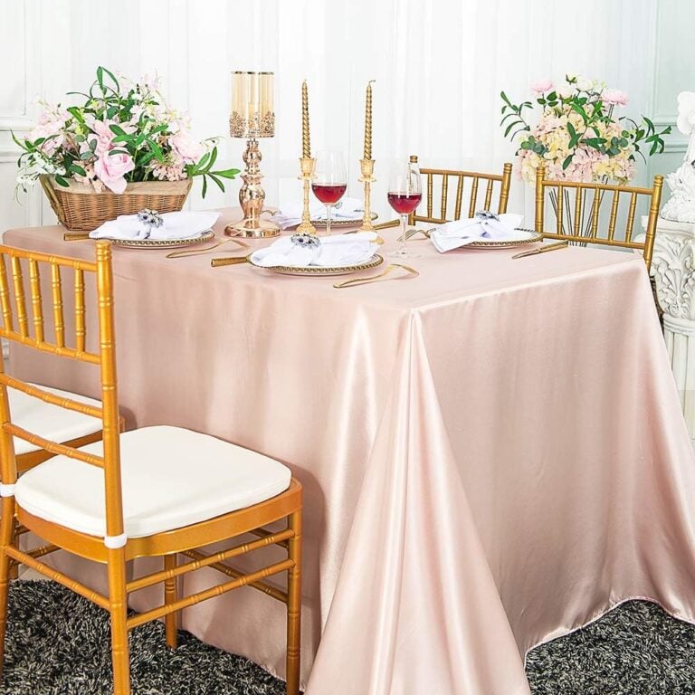 Rectangular Seamless Satin tablecloths