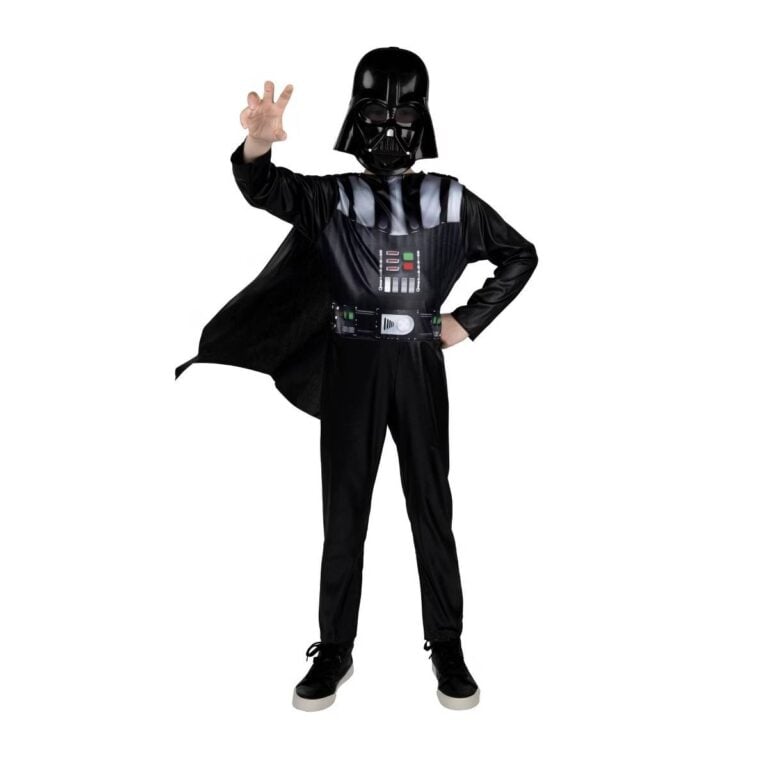 Star Wars Kids' Darth Vader Halloween Costume Apparel Set Black
