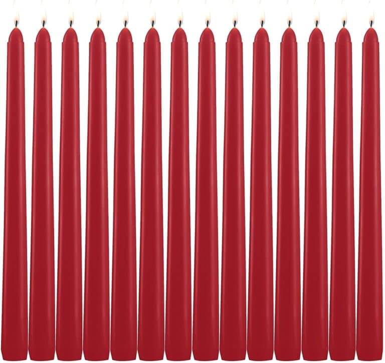 Tall Red Taper Candles