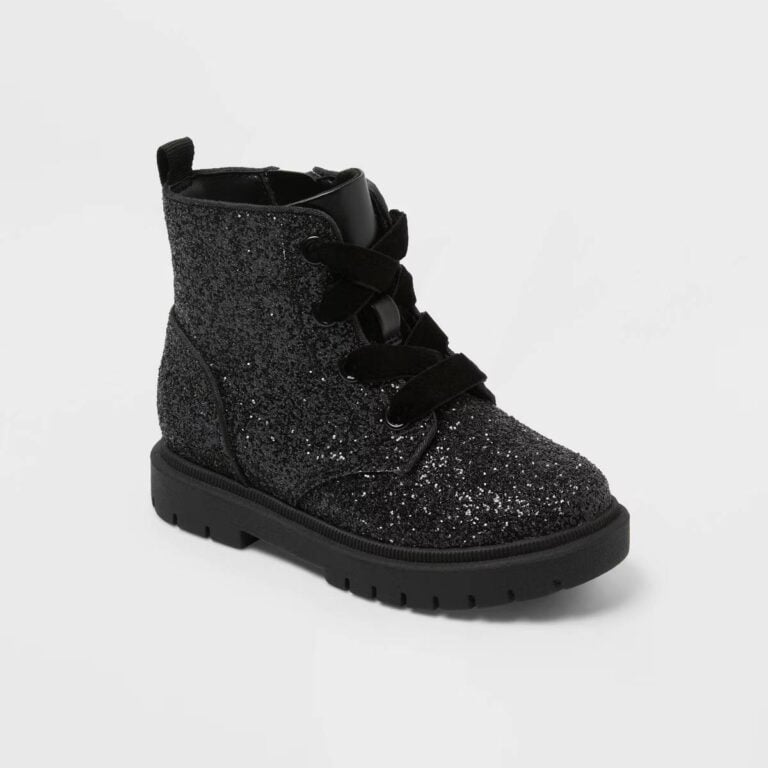 Toddler Girls' Khloe Ankle Boots - Cat & Jack™ Black
