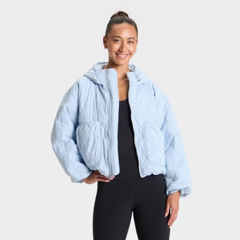 Women's Quilted Hooded Jacket