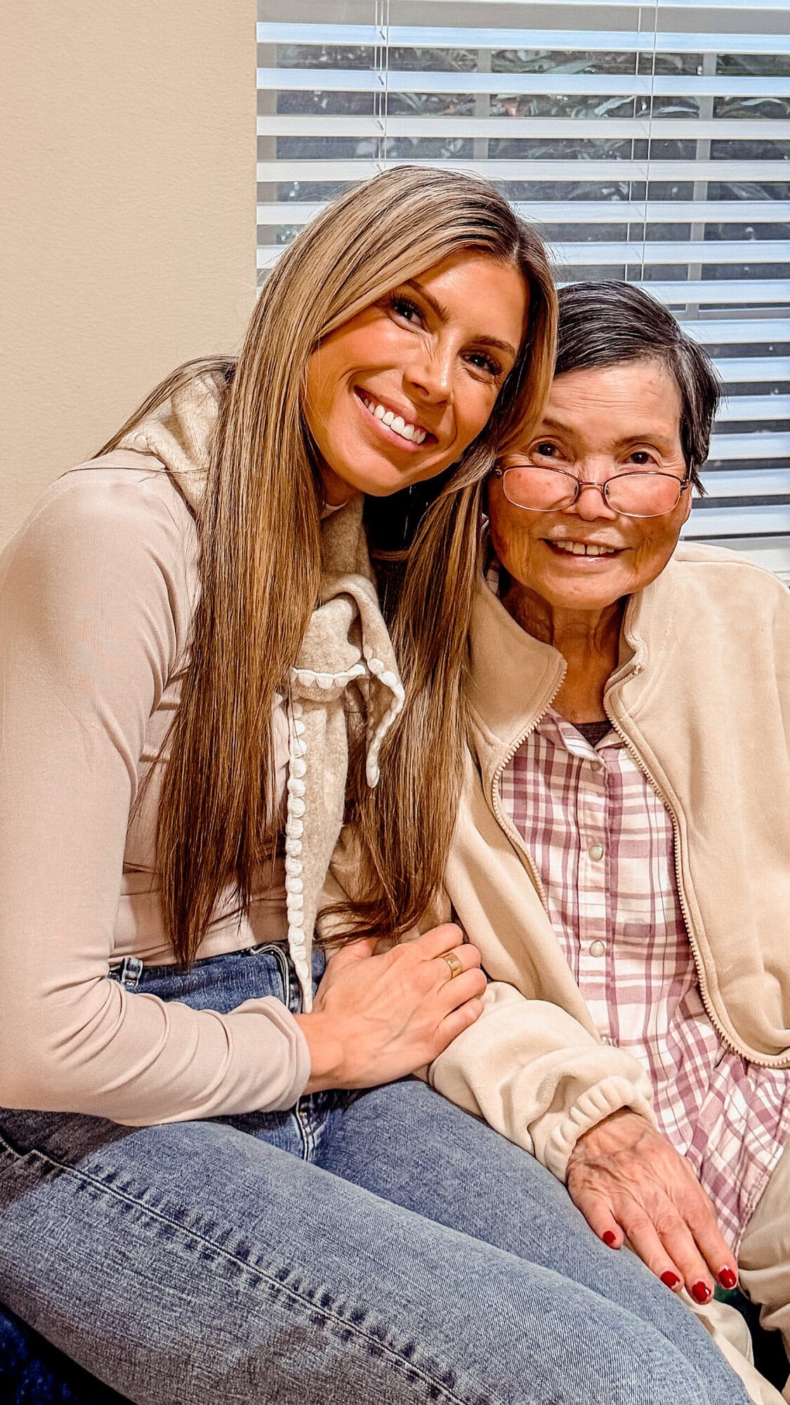 Corrine and her grandma