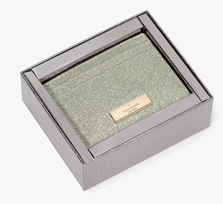 Kenzie Boxed Glitter Small Cardholder