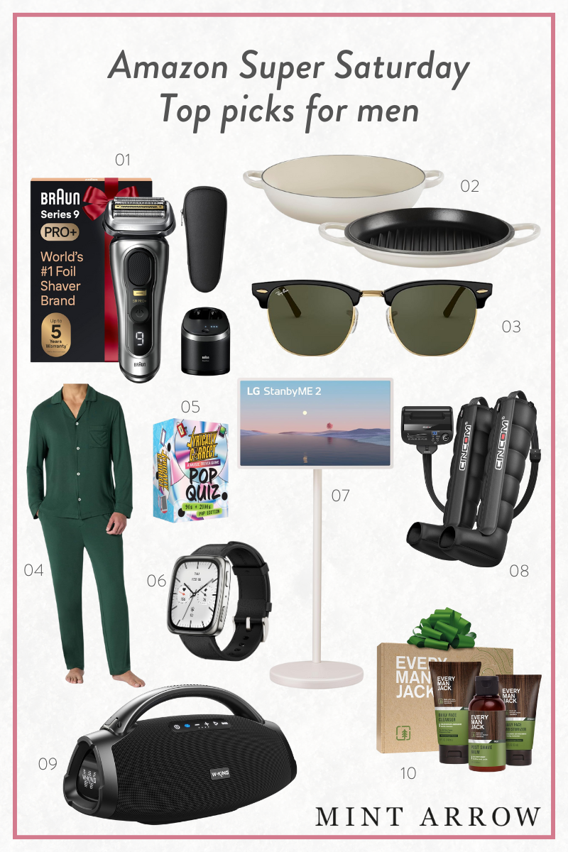 Amazon Super Saturday Top picks for men