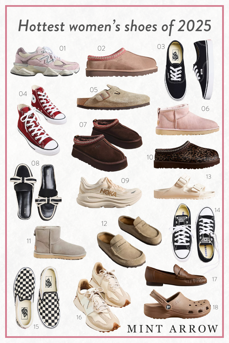 Hottest women’s shoes of 2025