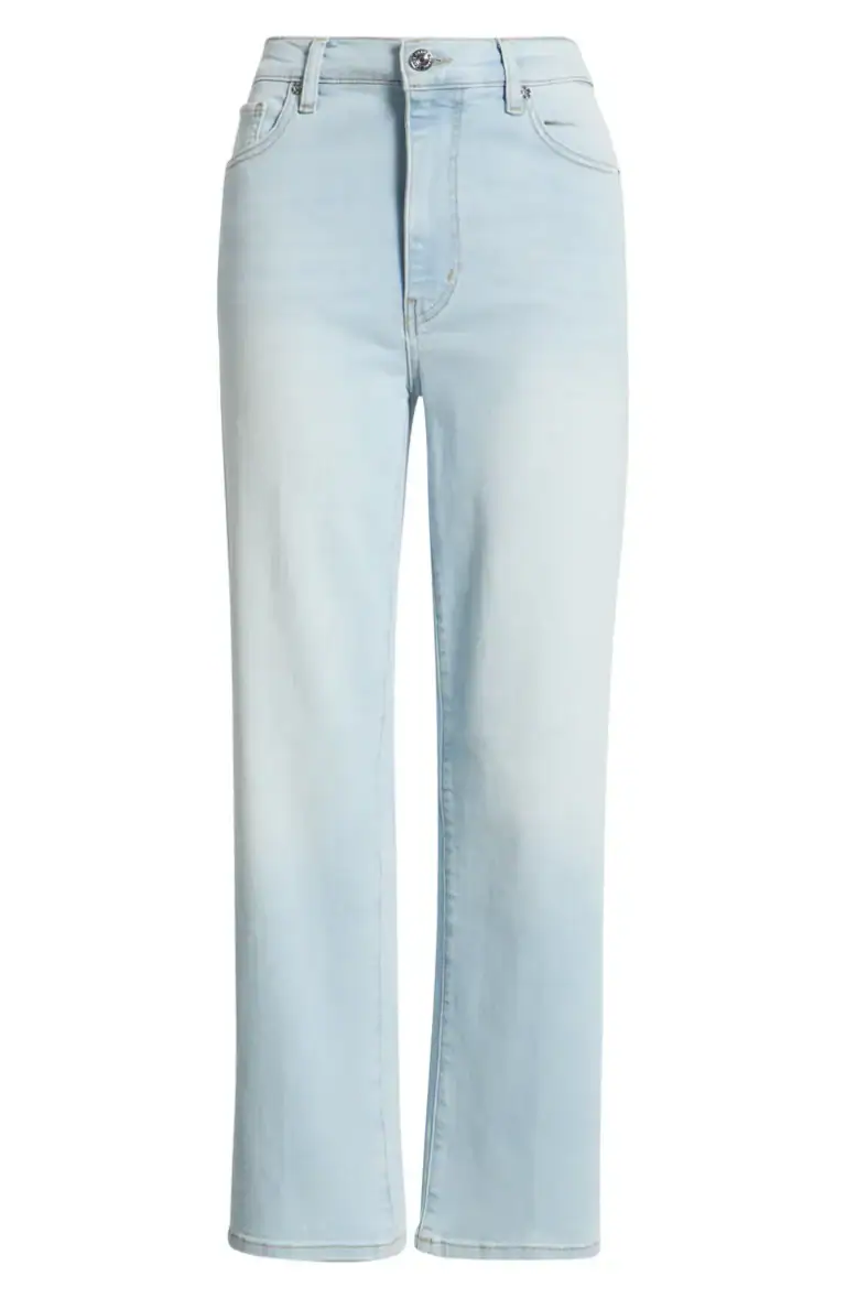 Le Sleek High Waist Ankle Straight Leg Jeans 1