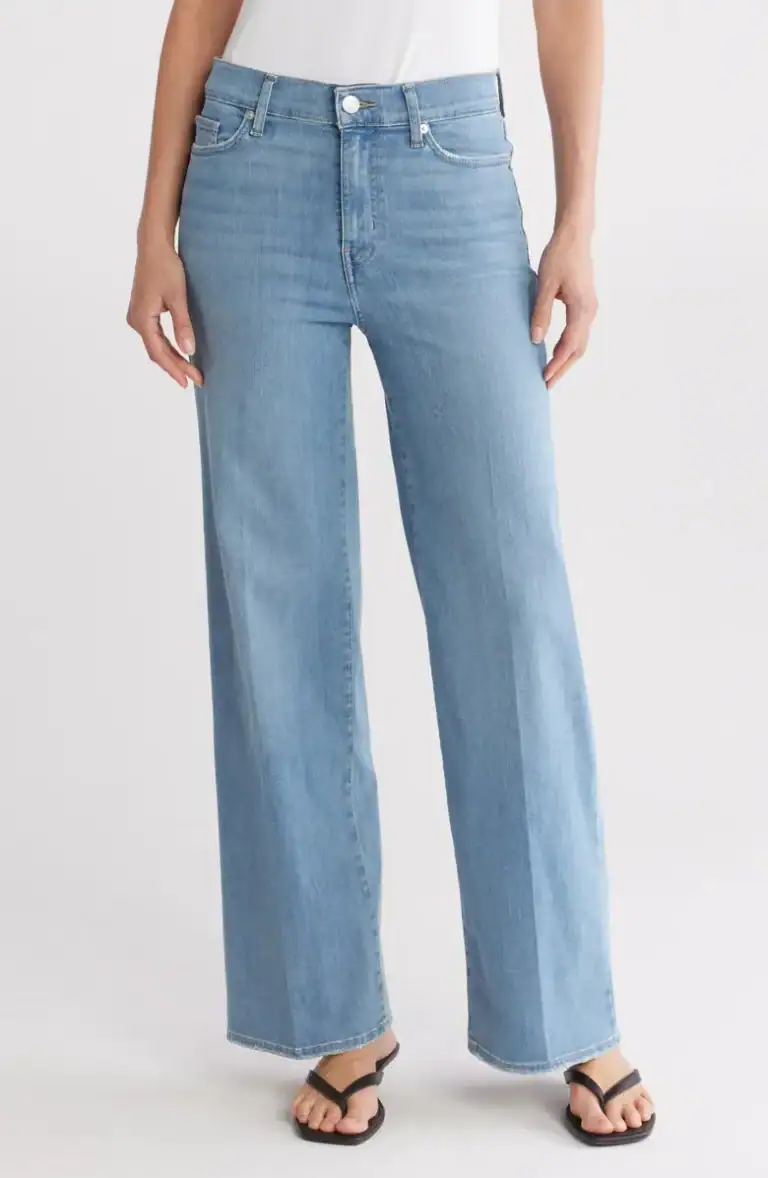 Le Slim Palazzo High Waist Wide Leg Jeans 1