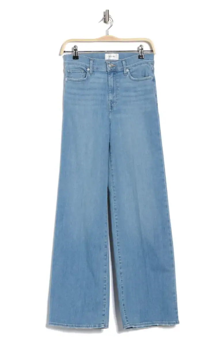 Le Slim Palazzo High Waist Wide Leg Jeans