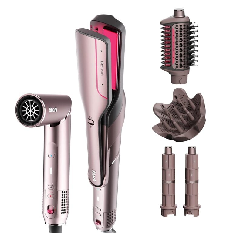 Shark FlexFusion Hair Straightener & Powerful Dryer with Diffuser