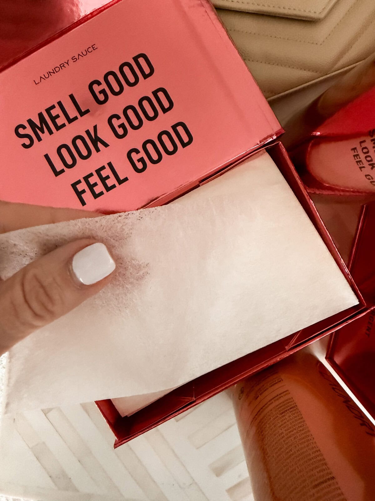 Laundry Sauce dryer sheet