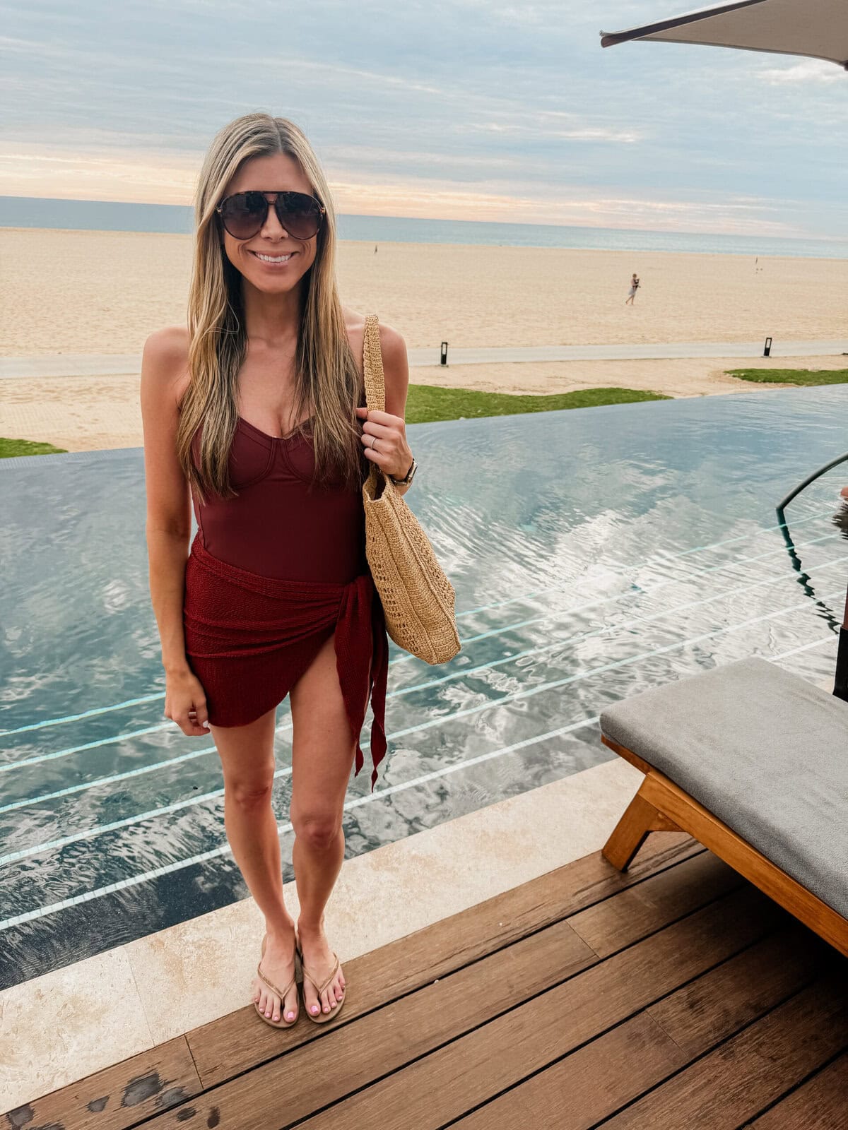 Corrine's swimsuit outfit