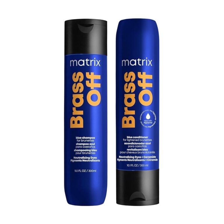 Matrix Brass Off Blue Shampoo and Pigmented Conditioner Set