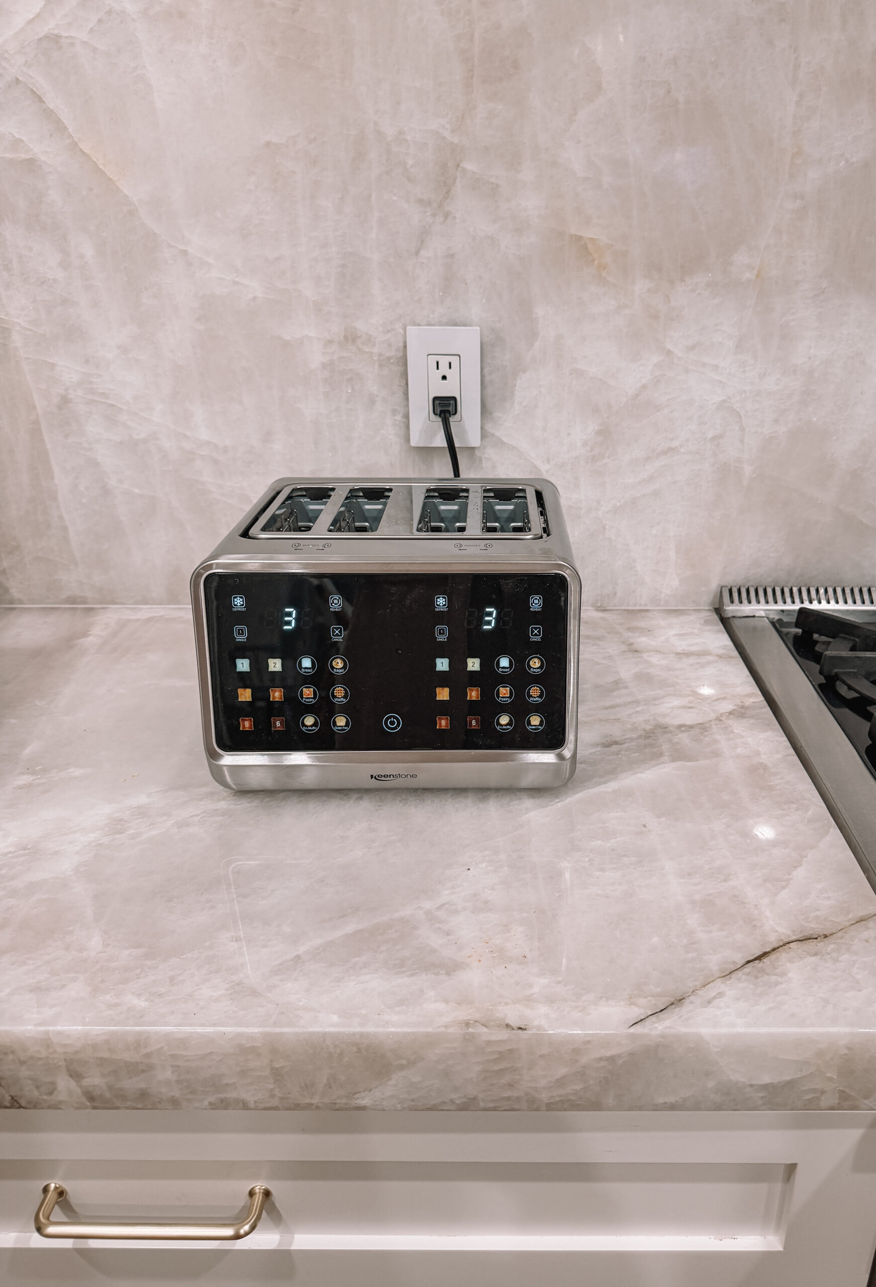 Touchscreen toaster