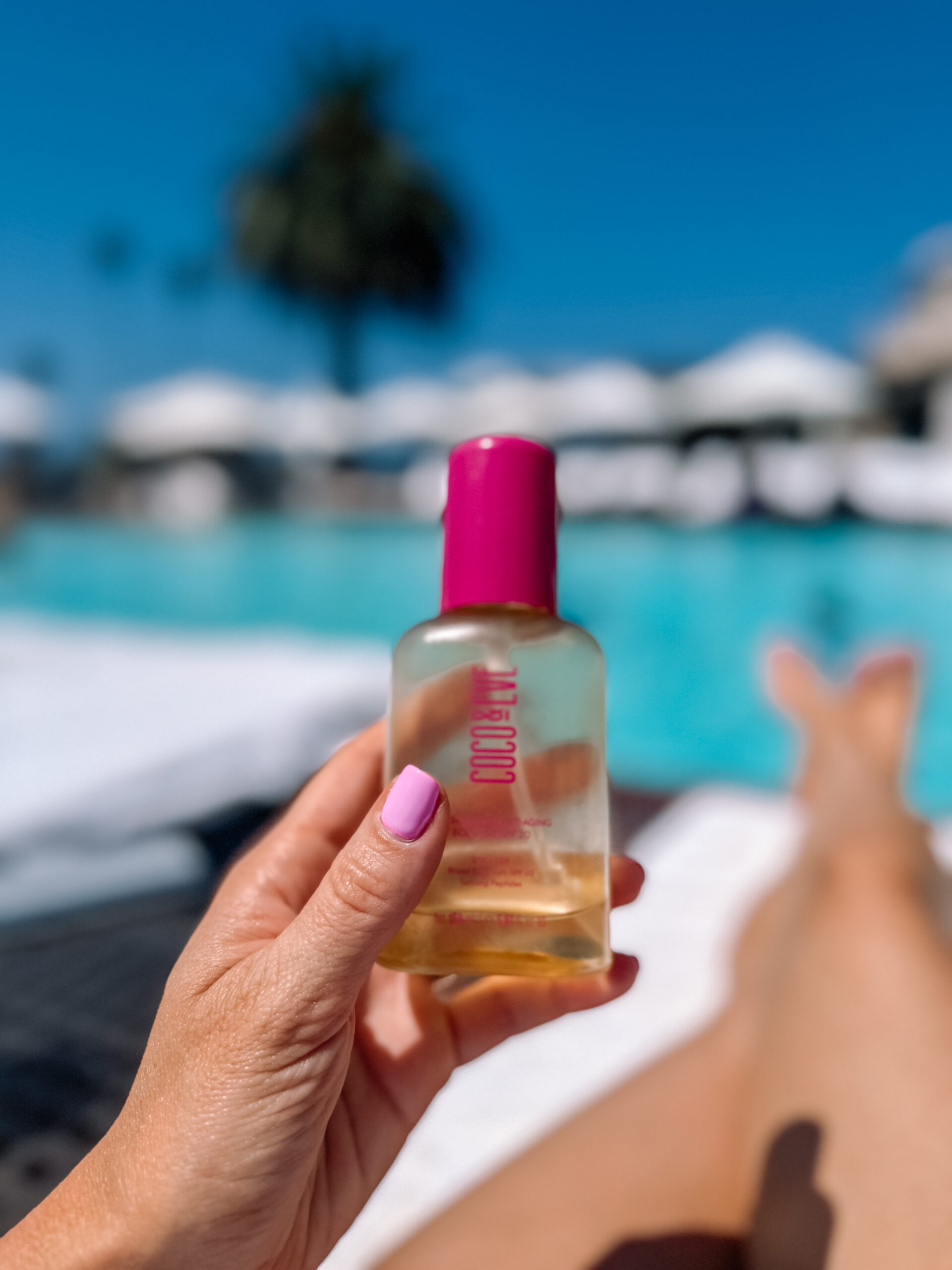 tanning oil