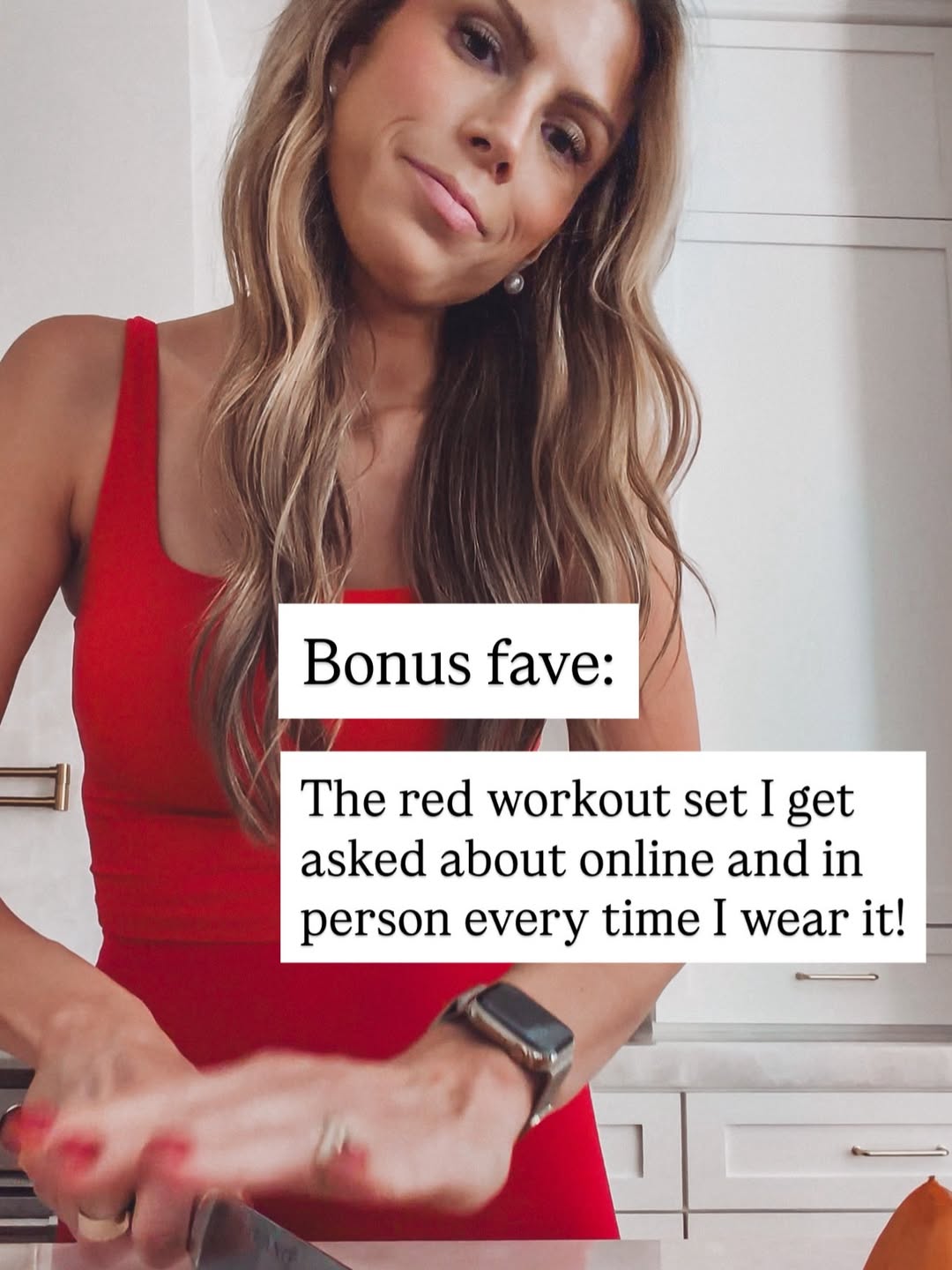 red workout set