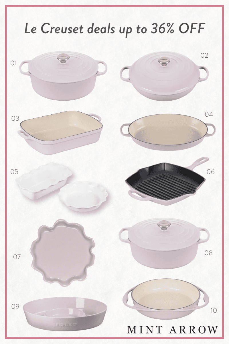 Le Creuset deals up to 36% OFF