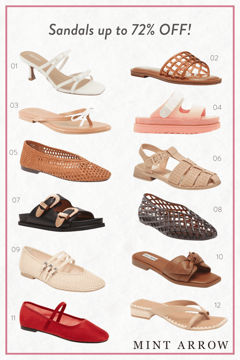 Sandals up to 72% OFF