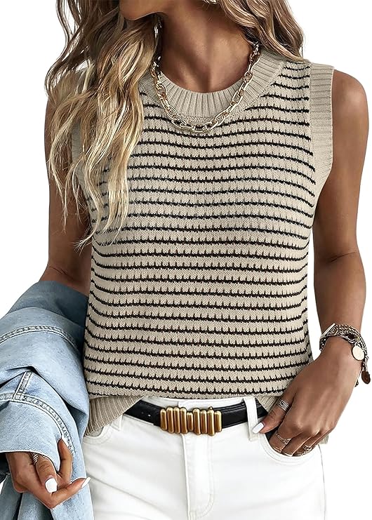 ANRABESS Womens Sweater Vest Top