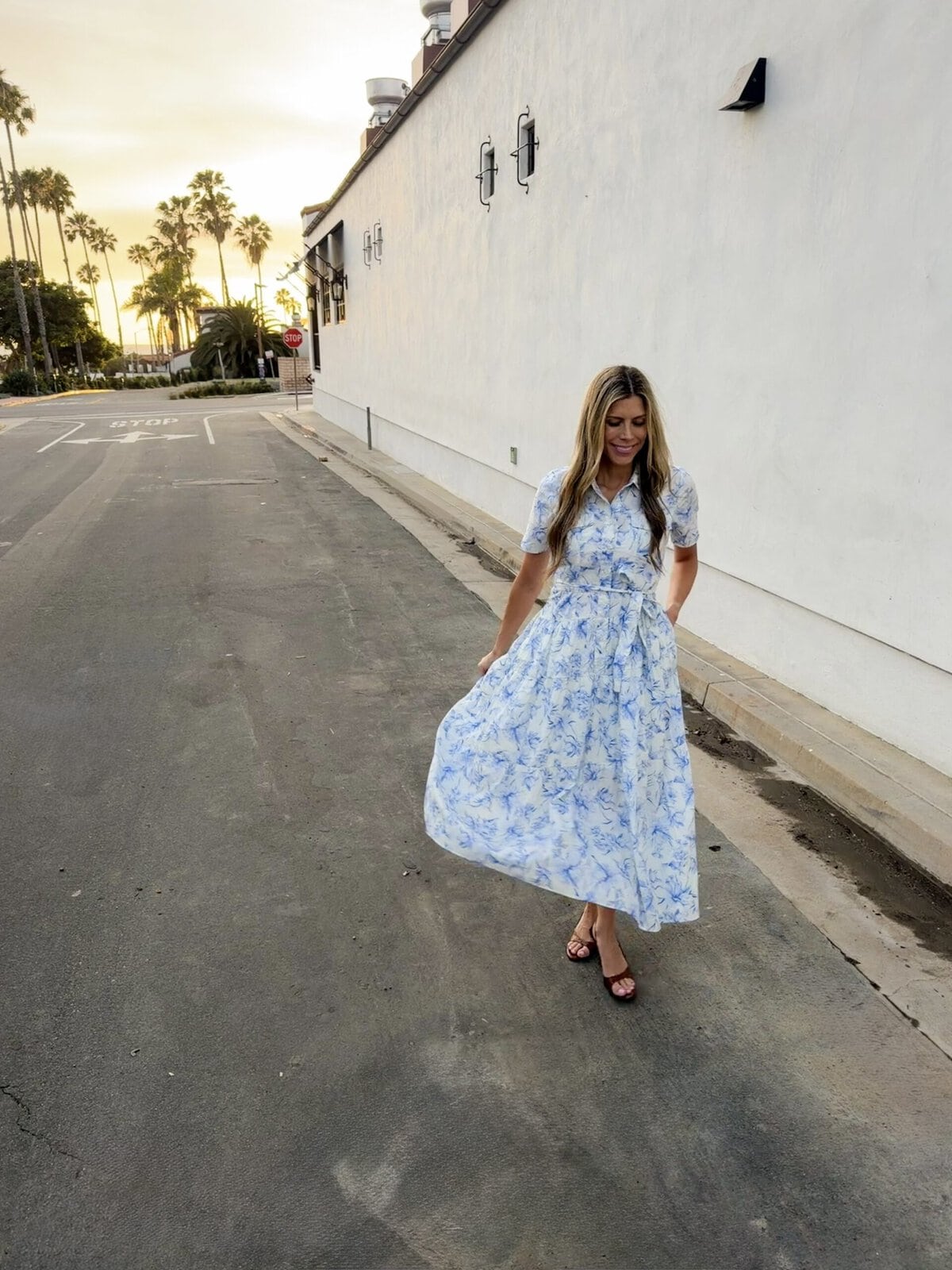 Zoe & Claire Poplin dress 1