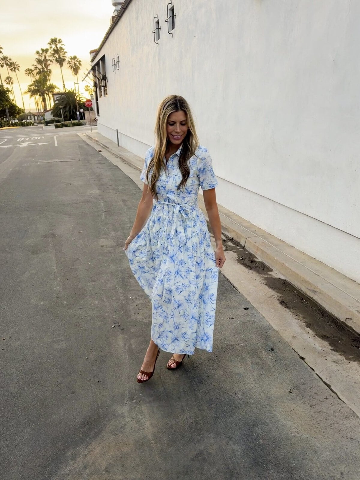 Zoe & Claire Poplin dress 2