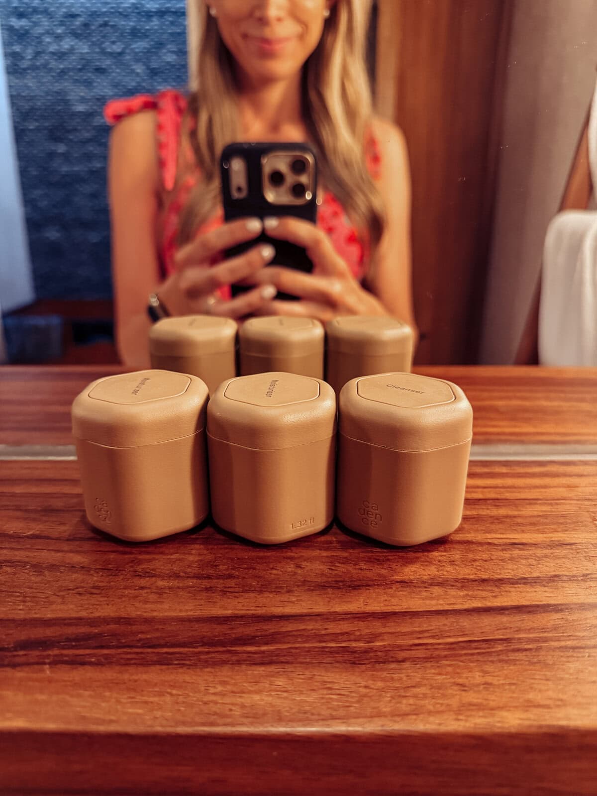 Cadence travel capsules with my favorite skincare and toiletries