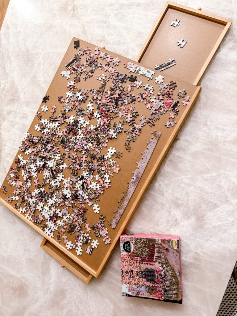 Puzzle board — summer kids non-screen activity