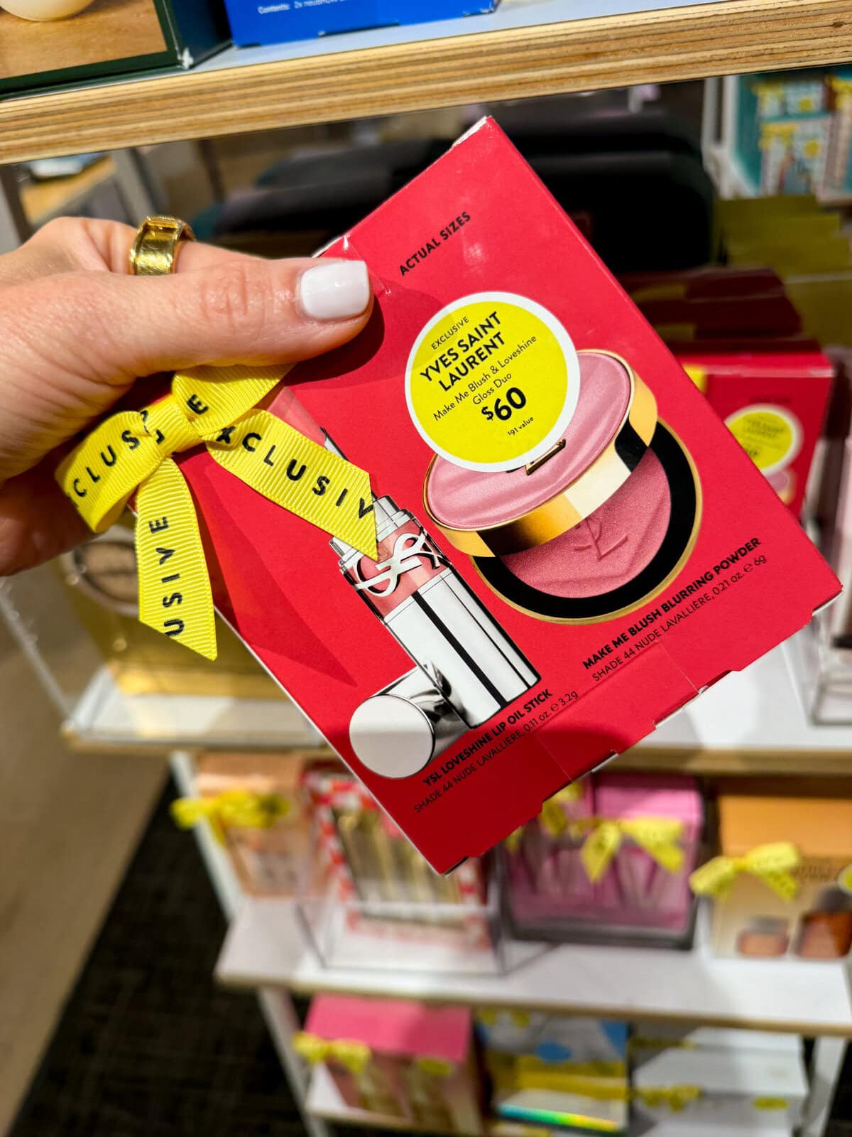YSL Make Me Blush and Loveshine lip oil stick set, $60 at the Nordstrom Anniversary Sale